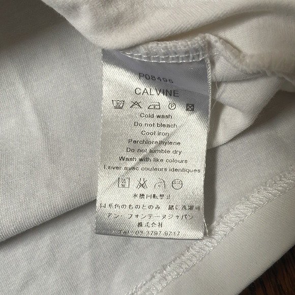 Anne Fontaine white ruffle collar 3/4 sleeve blouse, size European 42, US 8 - Picture 6 of 11